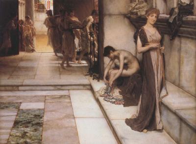 Alma-Tadema, Sir Lawrence An Apodyterium (mk23) china oil painting image